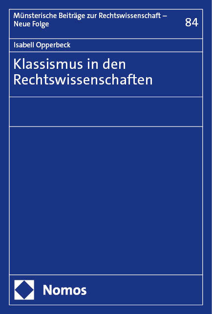 Klassismus in den Rechtswissenschaften main product photo