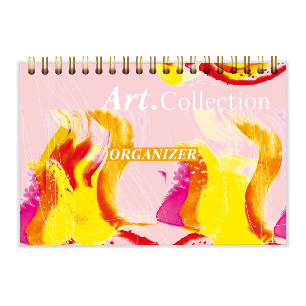 Tischkalender 2024/2025 Der ideale Tisch-Organizer ohne Datum mit stabilem Hardcover und Spiralbindung aus der Art.Collection von Stay Inspired main product photo