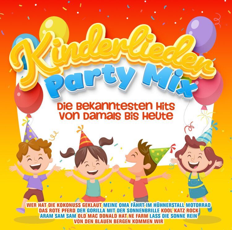 Kinderlieder Party Mix - Die Bekanntesten Hits, 2 Audio-CD main product photo