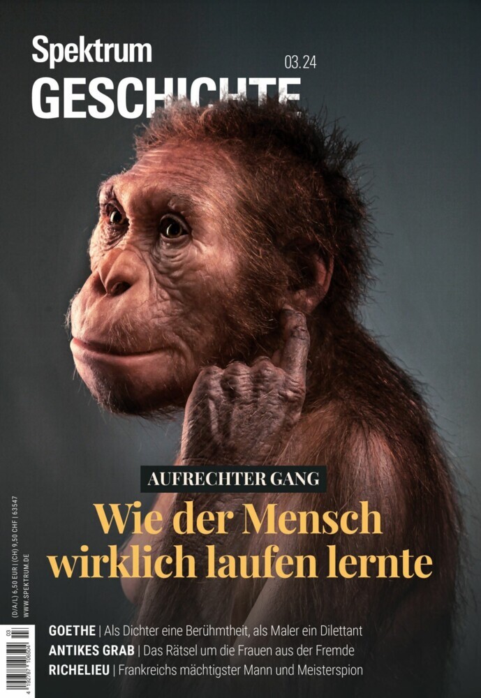 Spektrum Geschichte 3/2024 Aufrechter Gang main product photo