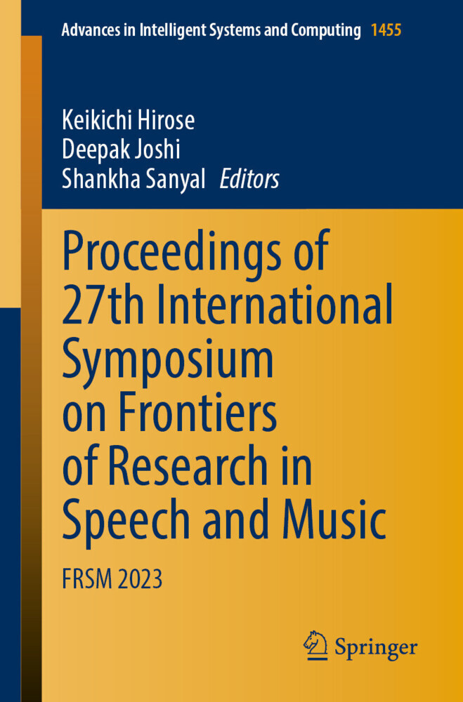 Proceedings of 27th International Symposium on Frontiers of Research in Speech and Music main product photo