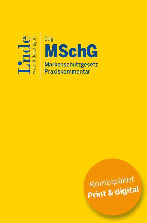 MSchG | Markenschutzgesetz (Kombi Print&digital) main product photo