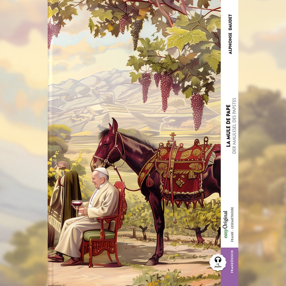 La mule du pape / Der Maulesel des Papstes (Buch + Audio-Online) - Frank-Lesemethode - Kommentierte zweisprachige Ausgabe Französisch-Deutsch, m. 1 Audio, m. 1 Audio main product photo