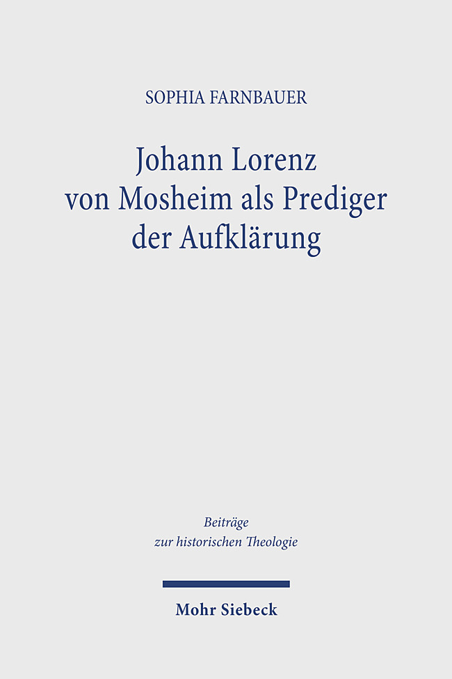 Johann Lorenz von Mosheim als Prediger der Aufklärung main product photo