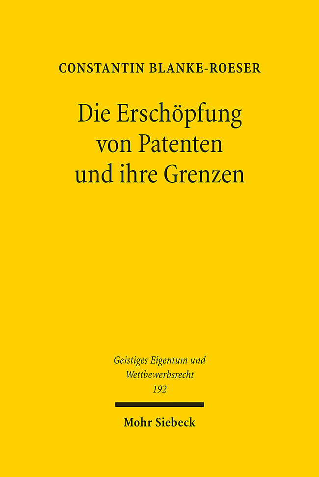 Die Erschöpfung von Patenten und ihre Grenzen main product photo