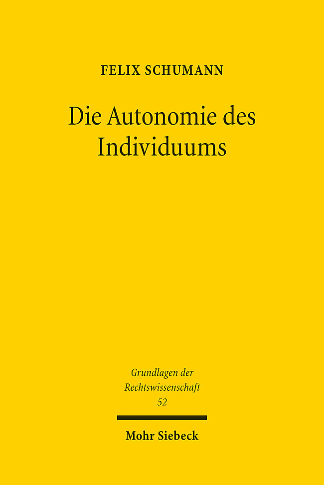 Die Autonomie des Individuums main product photo