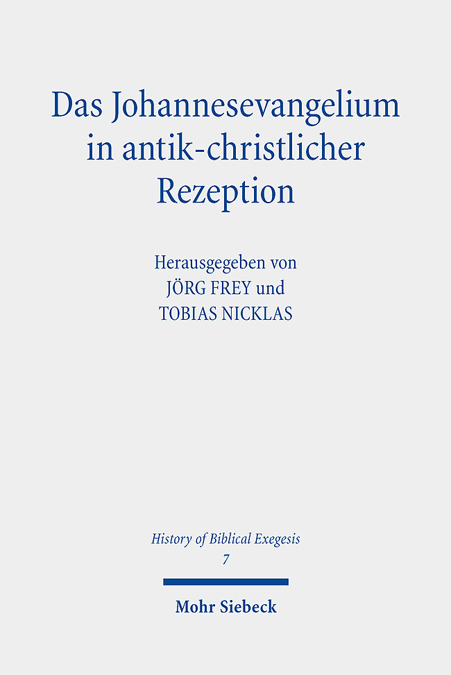 Das Johannesevangelium in antik-christlicher Rezeption main product photo