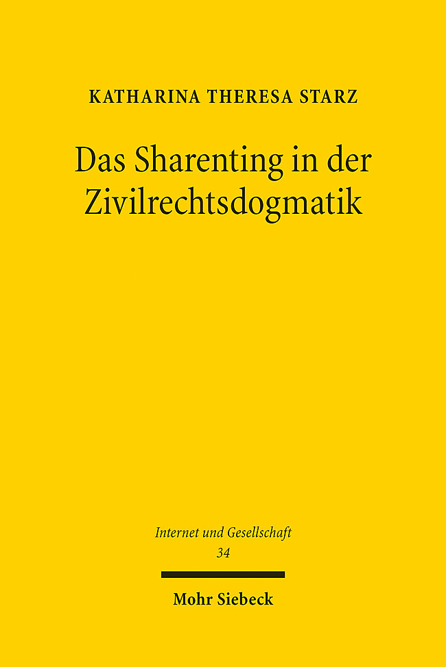 Das Sharenting in der Zivilrechtsdogmatik main product photo