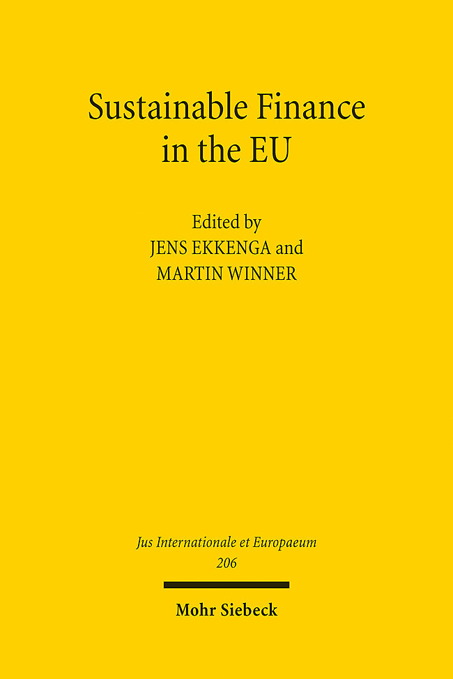 Sustainable Finance in the EU main product photo