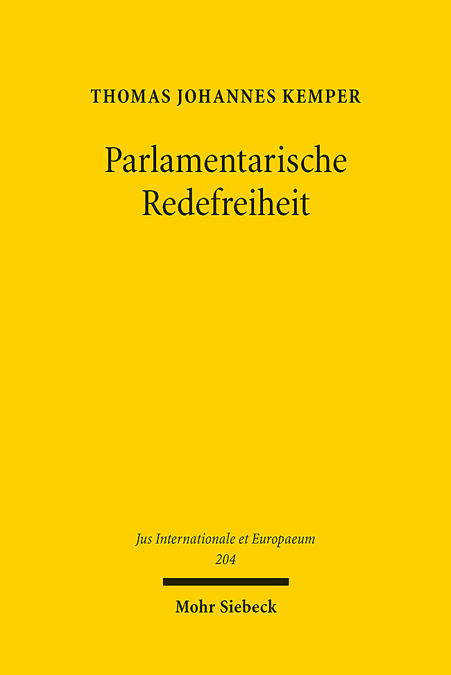 Parlamentarische Redefreiheit main product photo