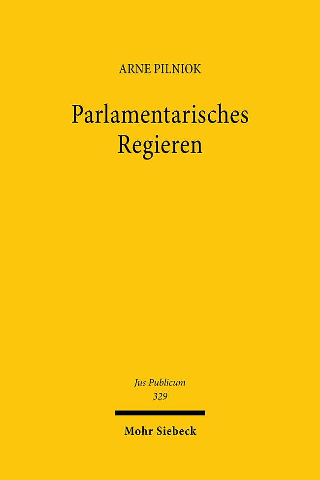 Parlamentarisches Regieren main product photo