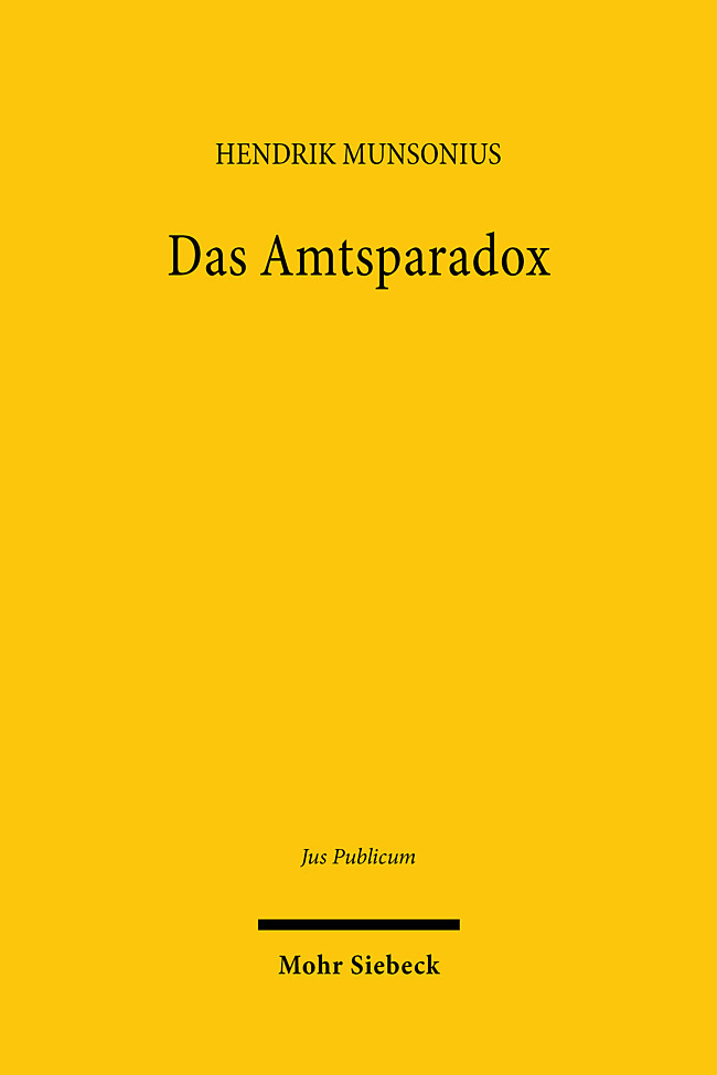 Das Amtsparadox main product photo