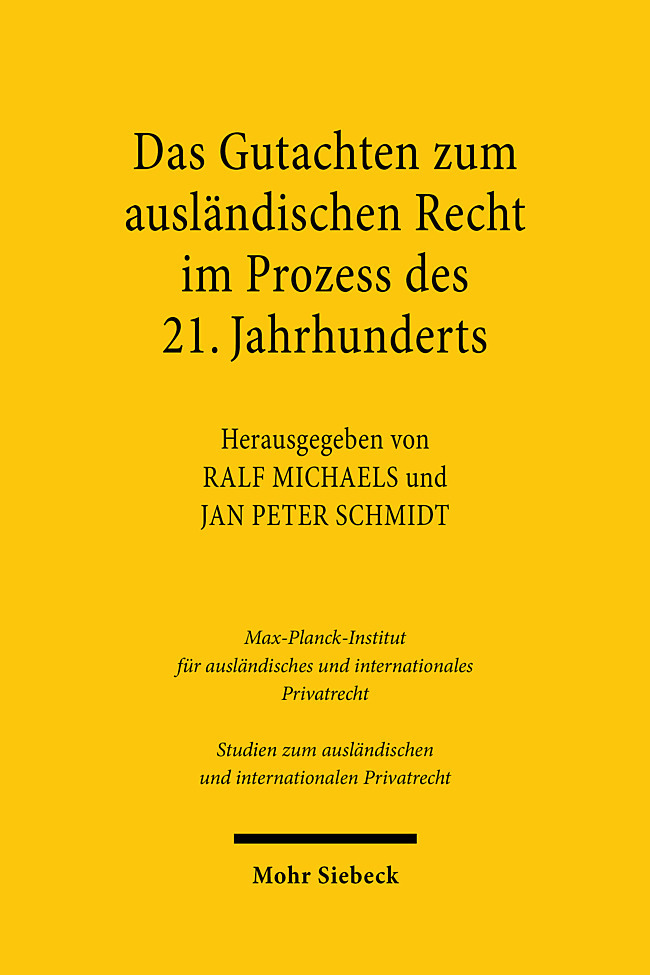 Das Gutachten zum ausländischen Recht im Prozess des 21. Jahrhunderts main product photo