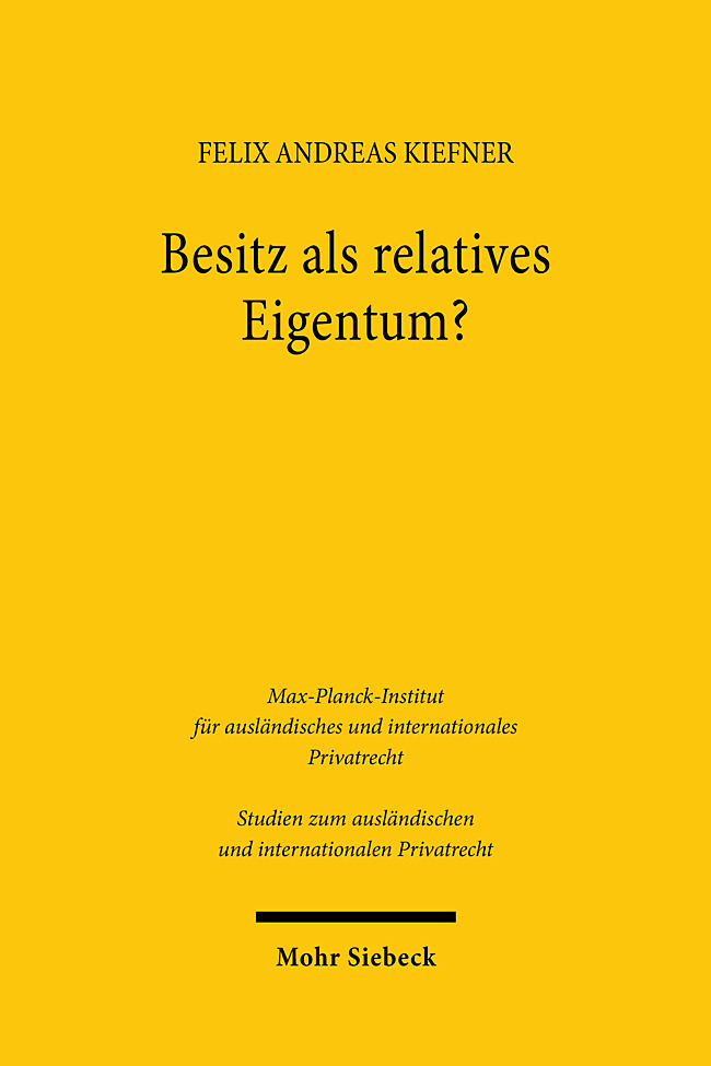Besitz als relatives Eigentum? main product photo