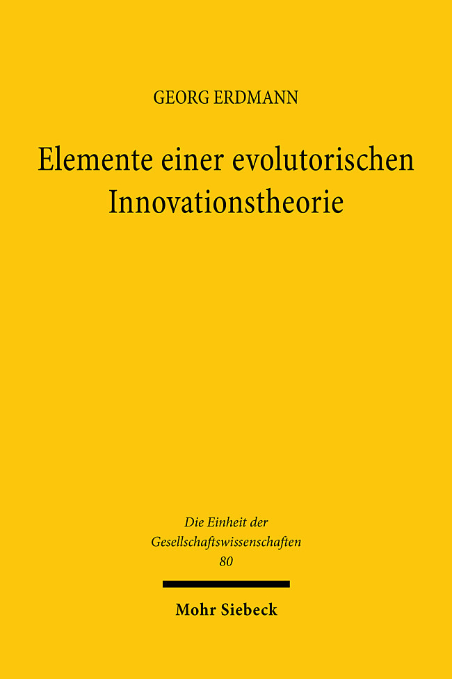 Elemente einer evolutorischen Innovationstheorie main product photo