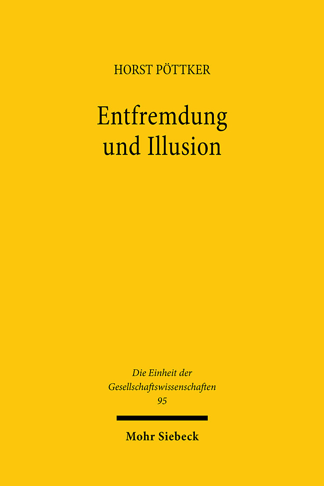Entfremdung und Illusion main product photo