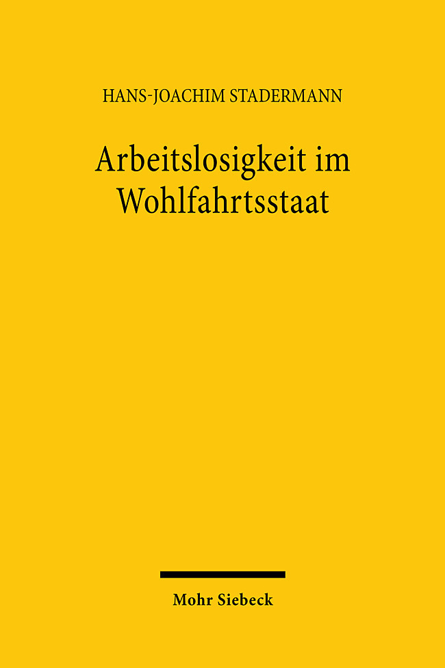 Arbeitslosigkeit im Wohlfahrtsstaat main product photo
