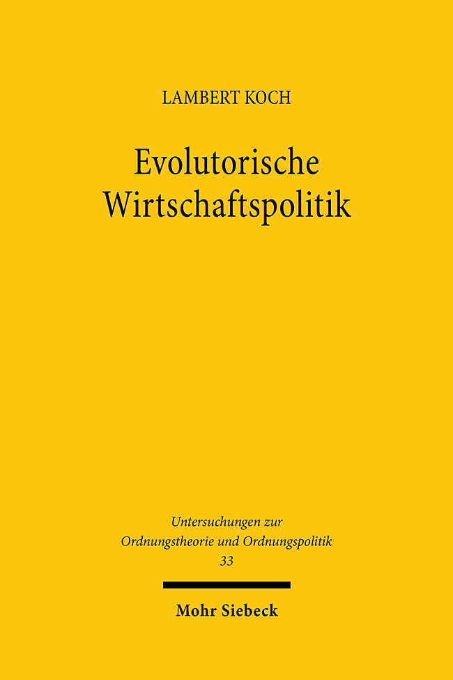 Evolutorische Wirtschaftspolitik main product photo