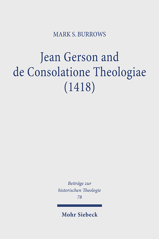 Jean Gerson and de Consolatione Theologiae (1418) main product photo
