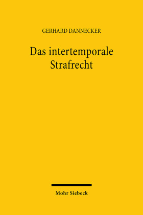 Das intertemporale Strafrecht