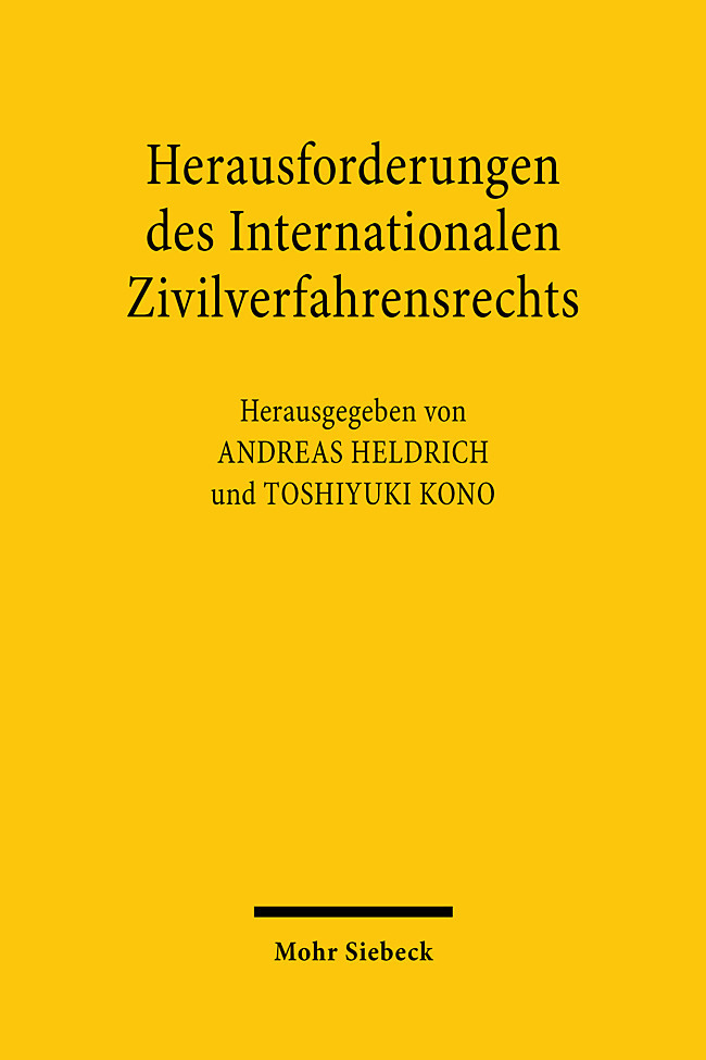 Herausforderungen des Internationalen Zivilverfahrensrechts main product photo