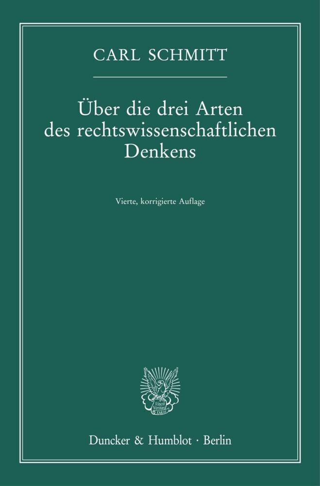 Über die drei Arten des rechtswissenschaftlichen Denkens. main product photo