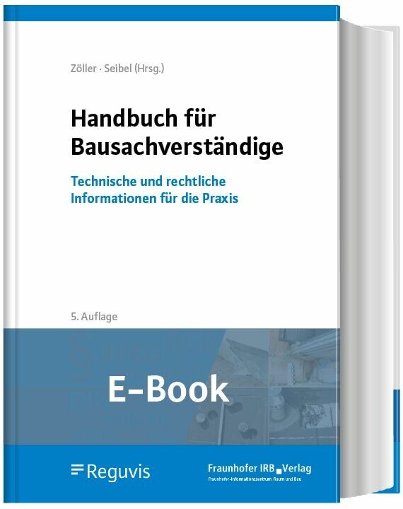 Handbuch für Bausachverständige (E-Book) main product photo