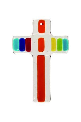 Glaskreuz Regenbogen main product photo