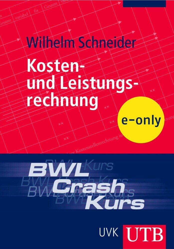 BWL-Crash-Kurs Kosten- und Leistungsrechnung main product photo