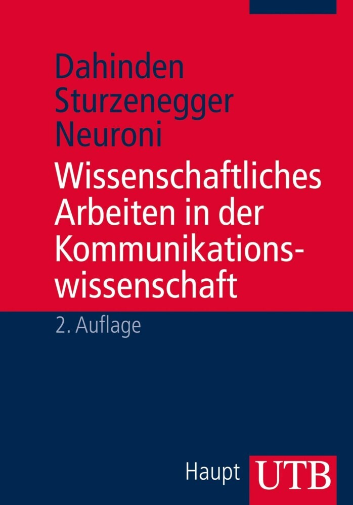 Wissenschaftliches Arbeiten in der Kommunikationswissenschaft main product photo