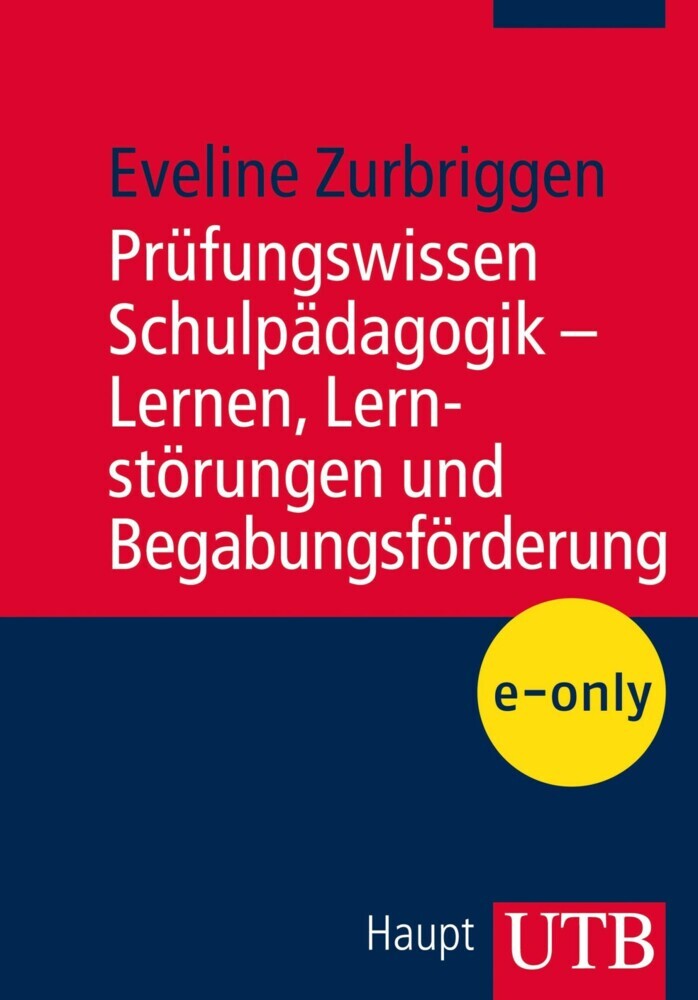 Prüfungswissen Schulpädagogik - Lernen, Lernstörungen und Begabungsförderung main product photo