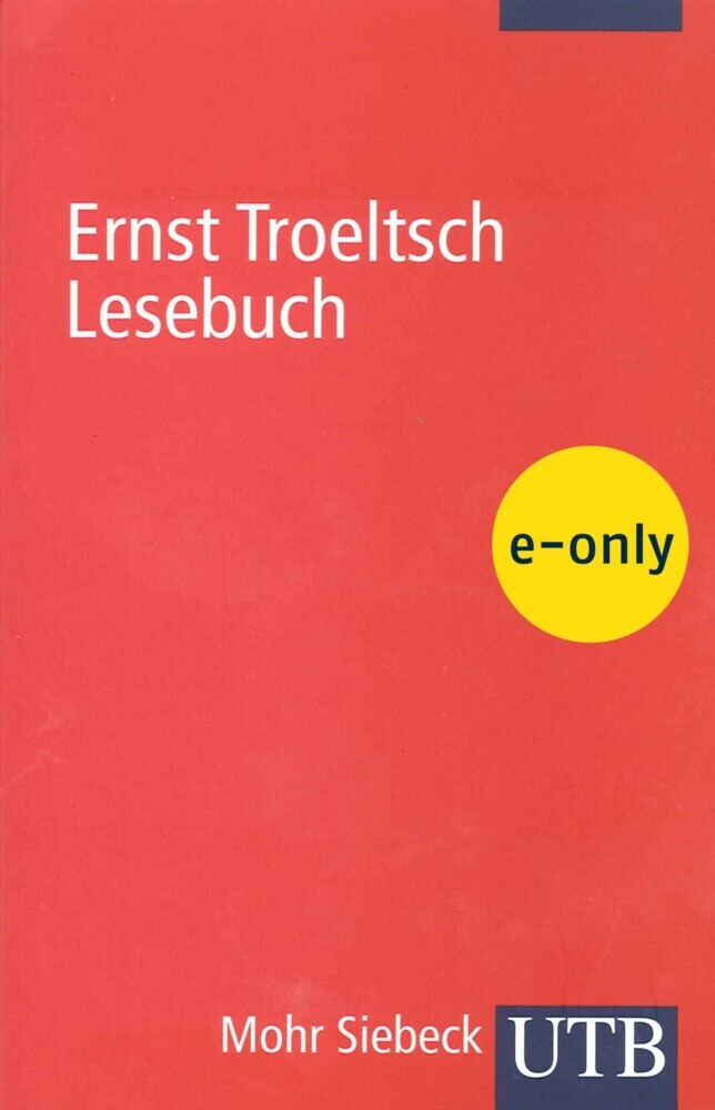 Ernst Troeltsch Lesebuch main product photo