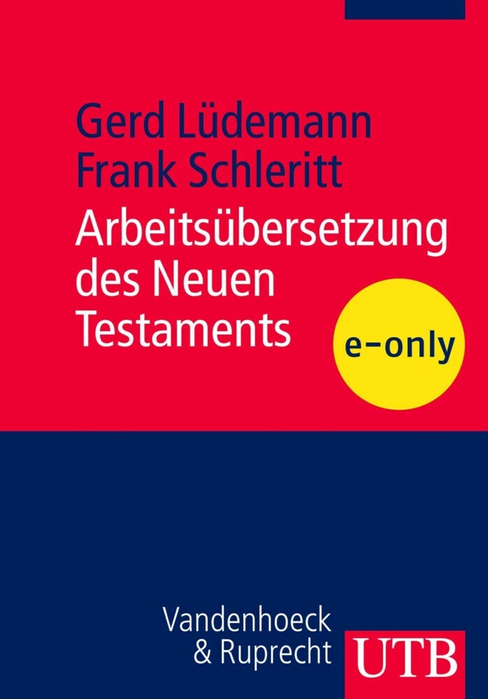 Arbeitsübersetzung des Neuen Testaments main product photo