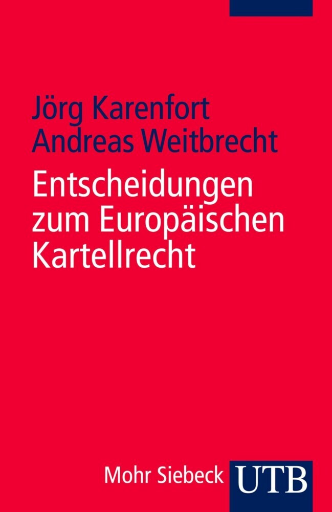 Entscheidungen zum Europäischen Kartellrecht main product photo