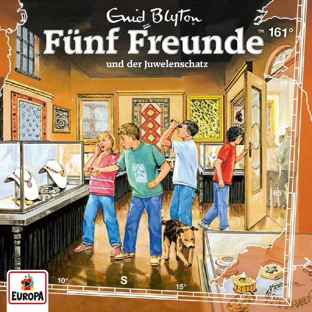 Fünf Freunde und der Juwelenschatz, 1 Audio-CD main product photo