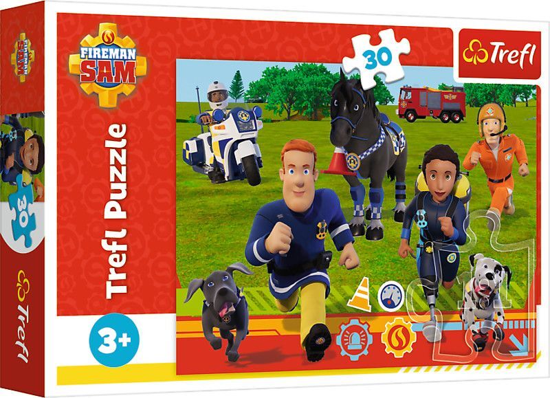 Puzzle 30 - Feuerwehrmann Sam main product photo