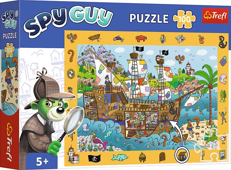 Observation / Beobachtungs Puzzle 100 - Spy Guy - Piratenschifft main product photo