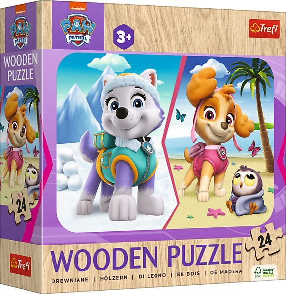 Holz Puzzle Junior 24 - Paw Patrol Girls main product photo