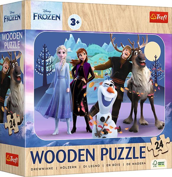 Holz Puzzle Junior 24 - Disney Frozen main product photo