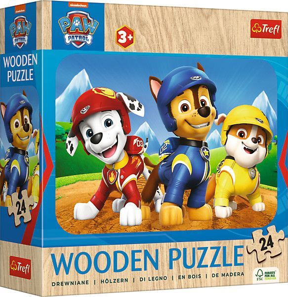Holz Puzzle Junior 24 - Paw Patrol Hundecrew main product photo