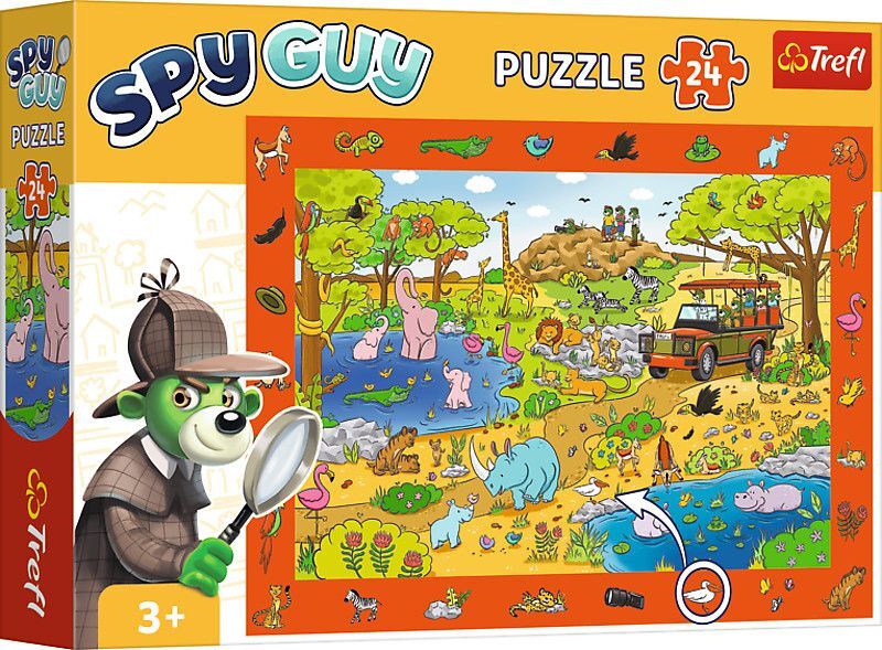 Observation / Beobachtungs Puzzle 24 - Spy Guy Safari main product photo