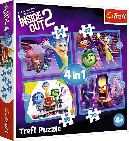 4 in 1 Puzzle - Inside Out 2 main product photo