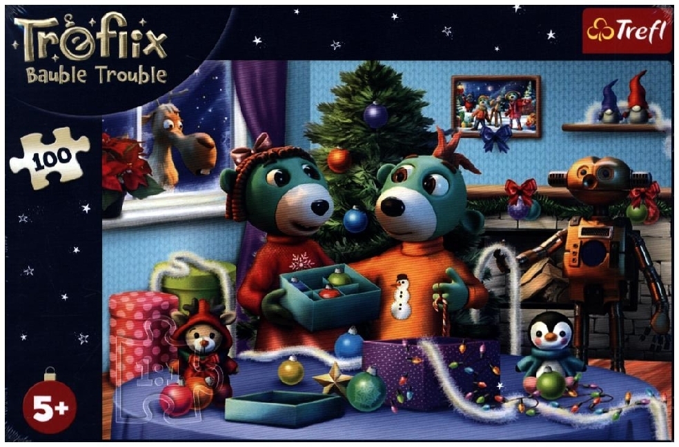 Puzzle 100 - Weihnachten der Familie Treflik main product photo