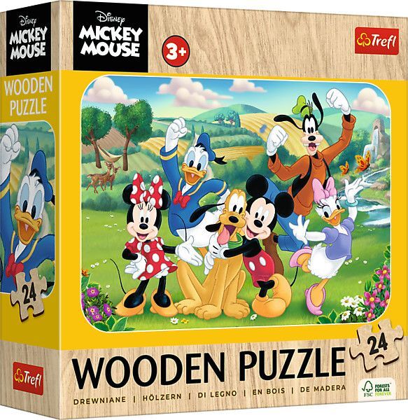 Holz Puzzle Junior 24 - Disney Mickey Mouse and Friends main product photo