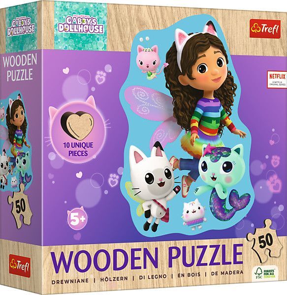 Holz Puzzle Junior 50 - Gabby's Dollhouse main product photo