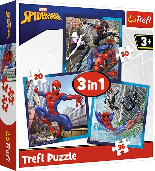 3 in 1 Puzzle - Spiderman main product photo