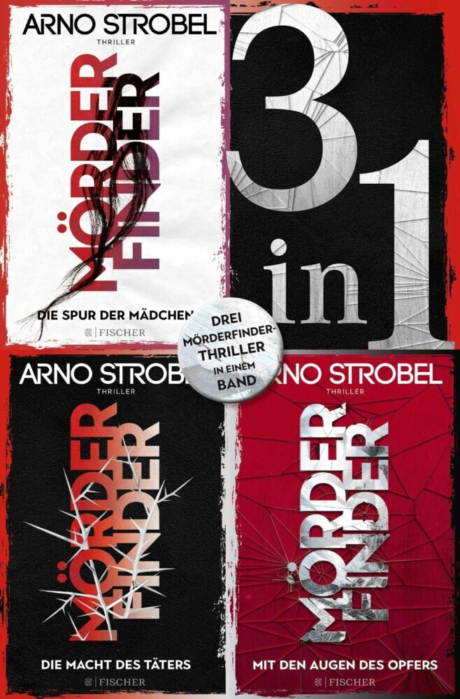 Die Spur der Mädchen / Die Macht des Täters / Mit den Augen des Opfers - Drei »Mörderfinder«-Thriller in einem Band main product photo