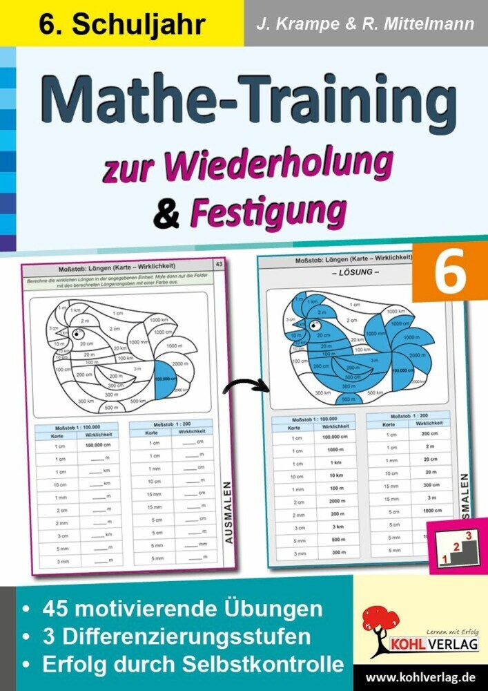 Mathe-Training zur Wiederholung und Festigung / Klasse 6 main product photo