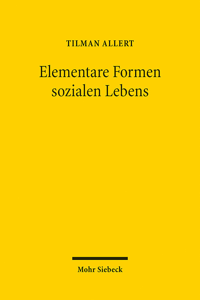 Elementare Formen sozialen Lebens main product photo