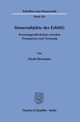 Steuersubjekte des ErbStG.